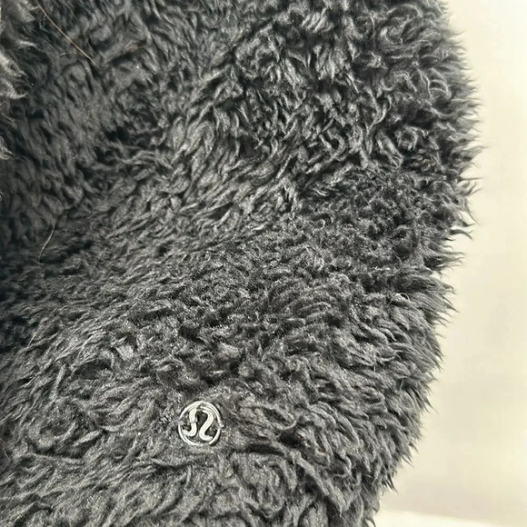 Lululemon Warmth Restore Sherpa Pullover Teddy Bear Jacket Black Size XS Small - Picture 11 of 14